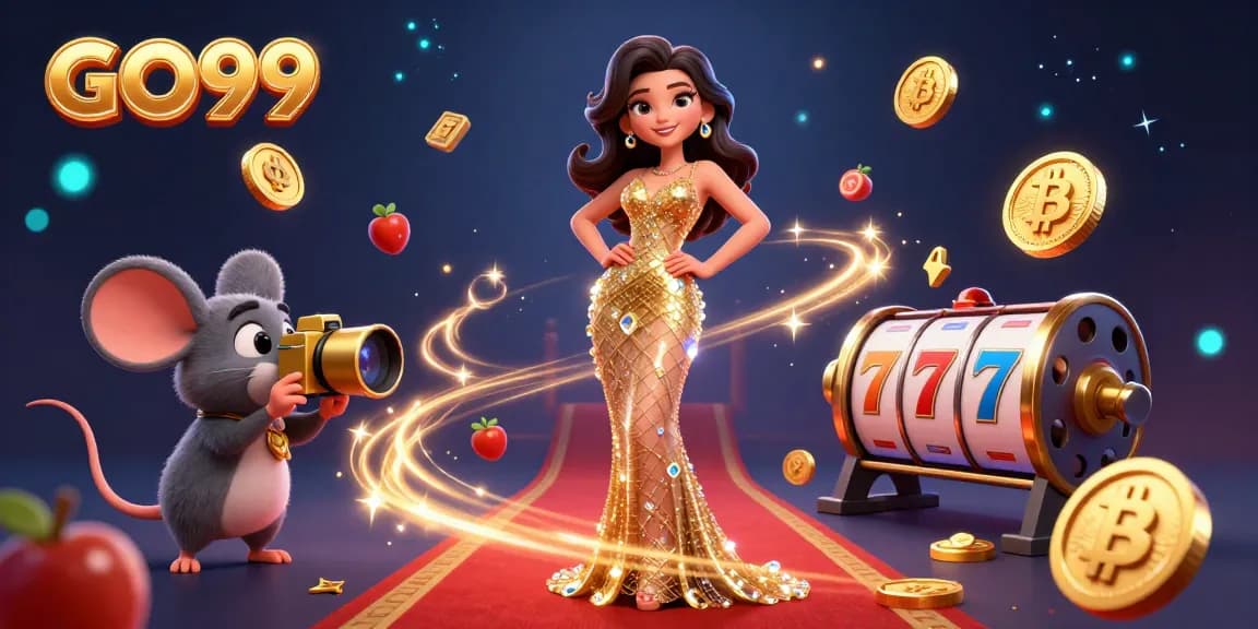 Engage with the GO99 casino experience featuring vibrant slot games and crypto elements.