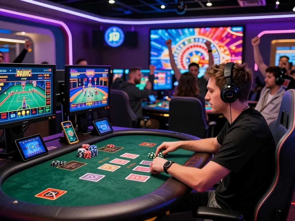 Exciting live casino scene at PUB88 with players engaged in gaming and dynamic betting.