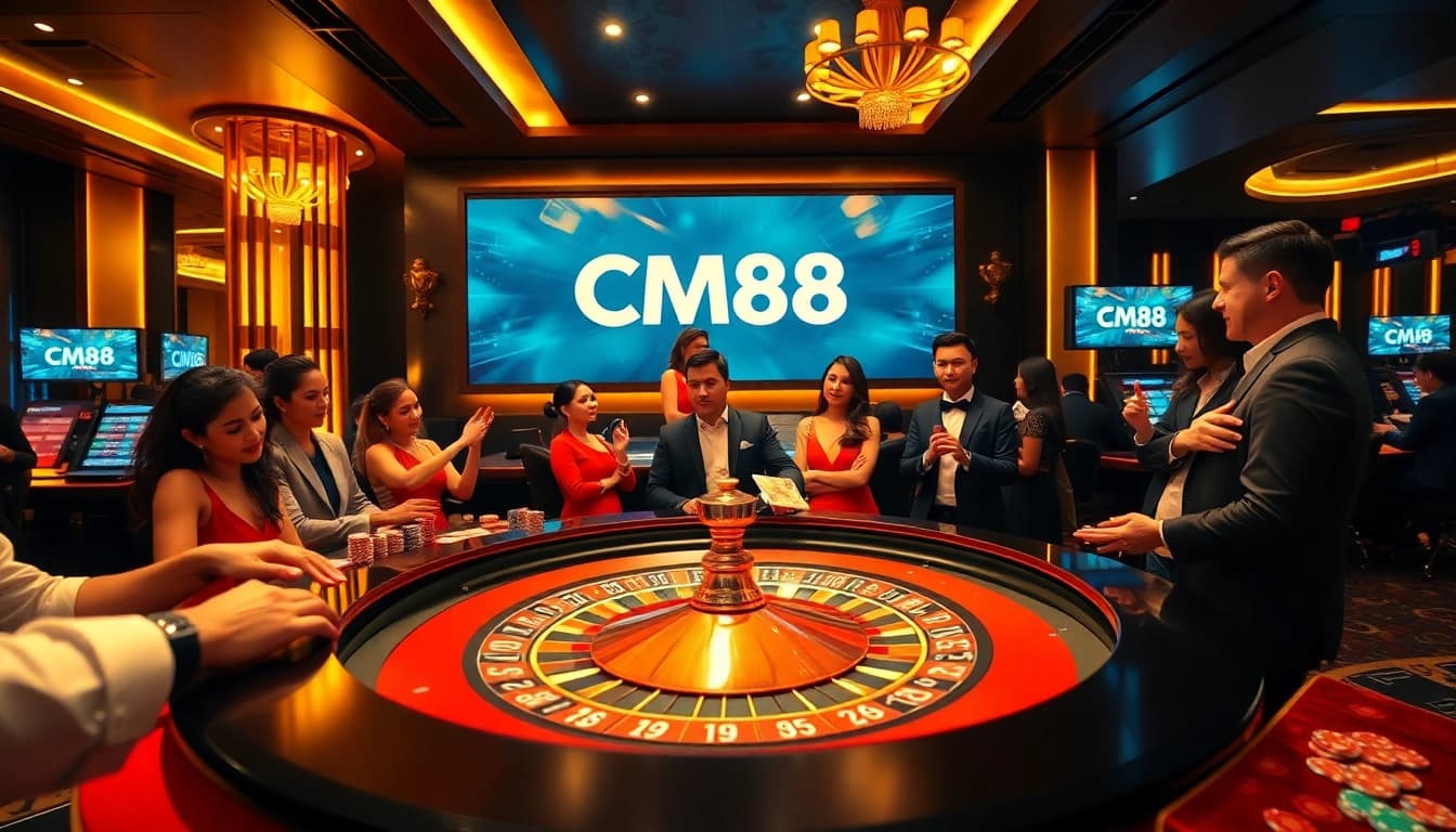 Experience the thrill of winning at CM88 with exciting casino games and vibrant atmosphere.