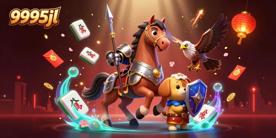 Experience thrilling games at 9995jl with vibrant casino-themed 3D illustration featuring exciting elements.