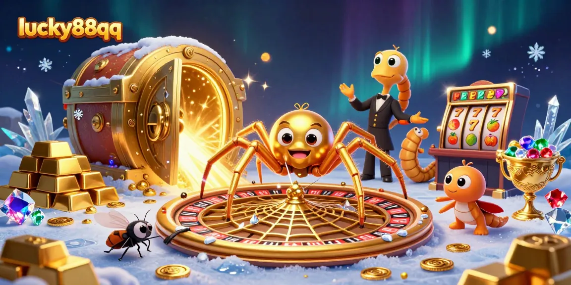 Spin the roulette wheel with lucky88qq's lively characters and dynamic casino elements.