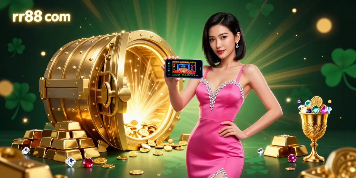 Experience thrilling gameplay at rr88 com with a stunning live dealer showcased amidst sparkling gems and treasures.