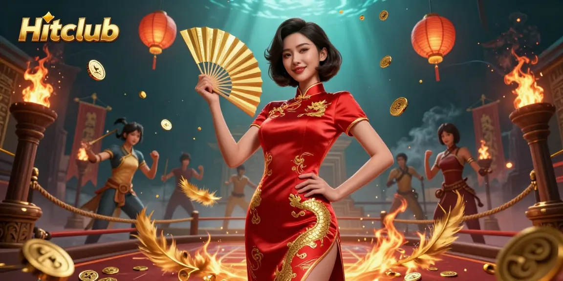 Hitclub offers thrilling casino experiences, featuring vibrant games, golden tokens, and cultural elements.