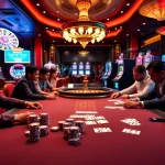 Engage with thrilling poker gameplay at https://sin88.app/, showcasing vibrant casino elements and expert players.