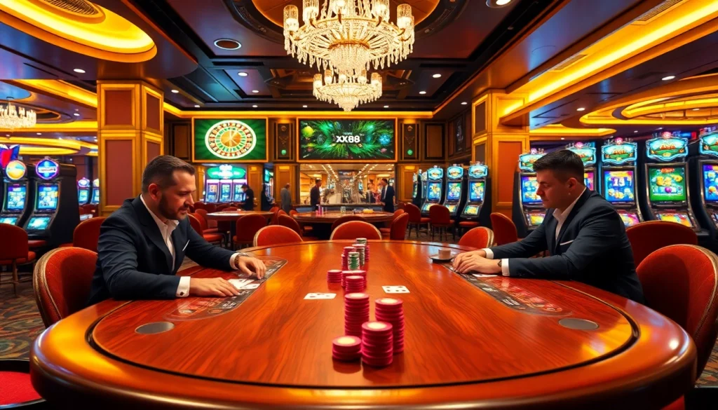 Experience the excitement of high-stakes poker at https://xx88.casino/ with vibrant casino ambiance and thrilling gameplay.