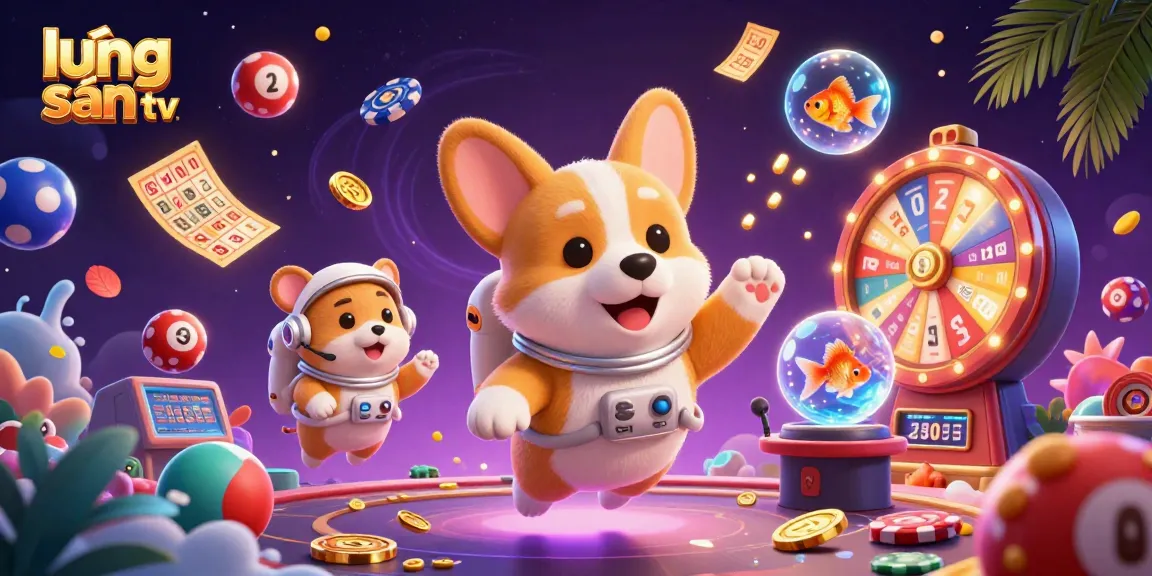 Experience thrilling gaming with lương sơn tv, featuring a lively 3D casino scene.