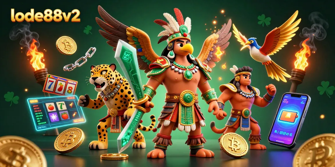 Engage with lode88v2's thrilling slot adventure as Aztec warriors unveil fortune!