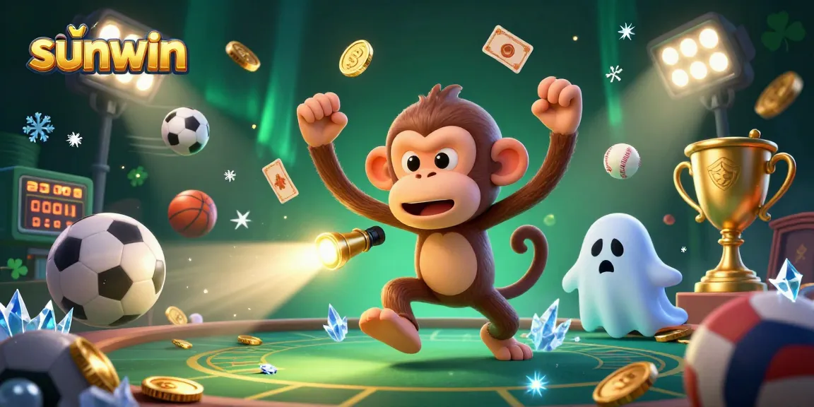 Experience thrilling wins with sunwin in a spooky haunted casino scene filled with vibrant betting excitement.